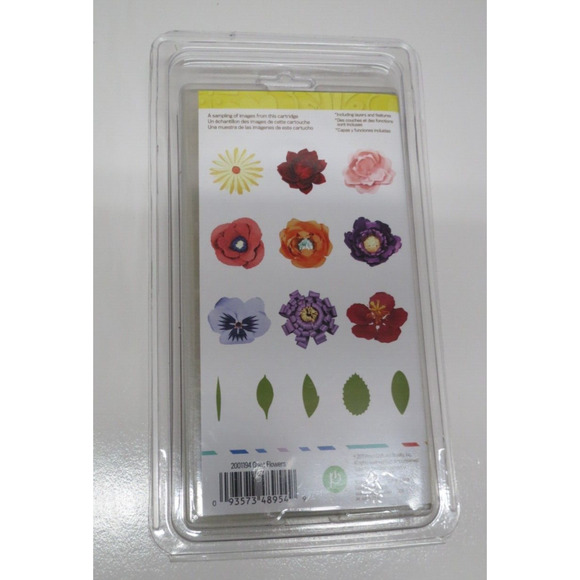 Cricut Art Cartridge Giant Flowers Up To 50 Images NIB Sealed - Picture 9 of 9